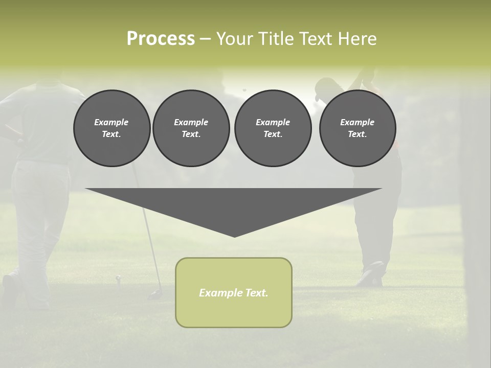 Drive Putt Swing PowerPoint Template