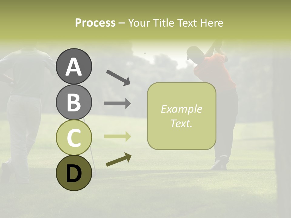 Drive Putt Swing PowerPoint Template