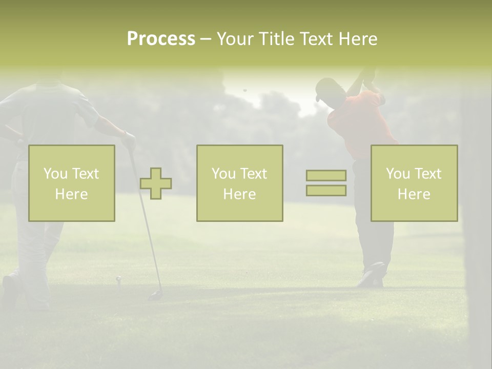 Drive Putt Swing PowerPoint Template