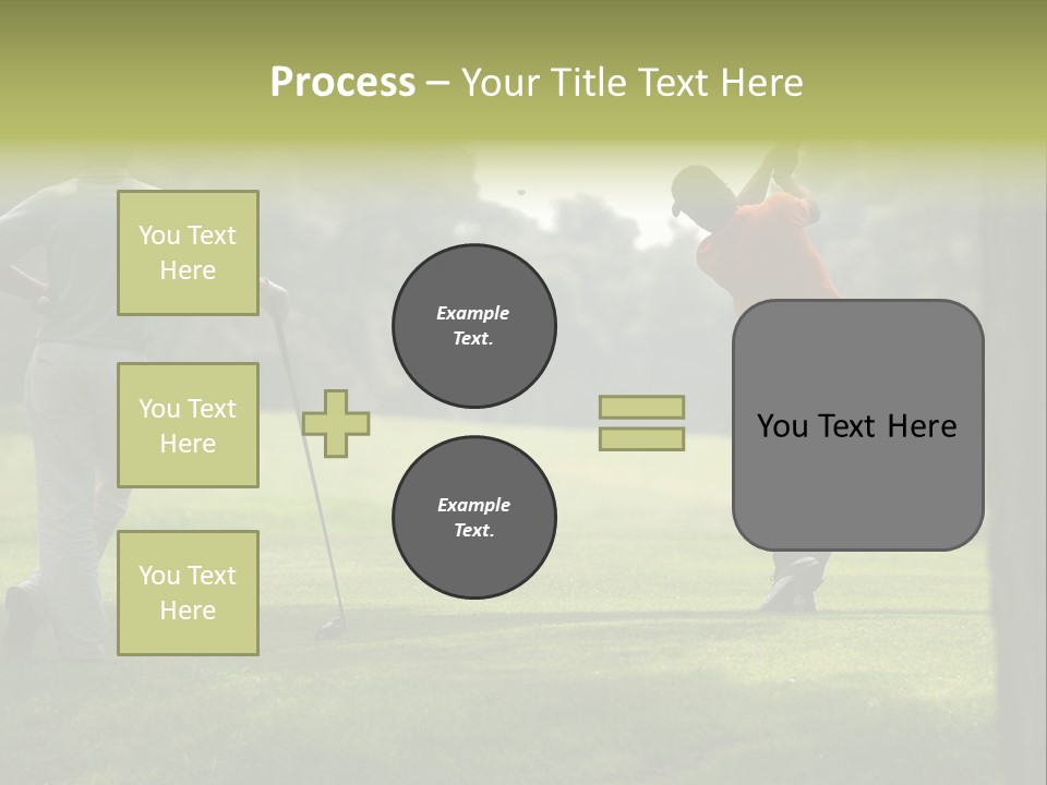 Drive Putt Swing PowerPoint Template