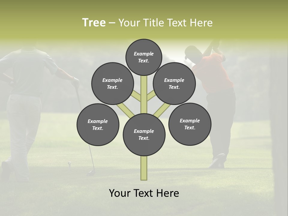 Drive Putt Swing PowerPoint Template