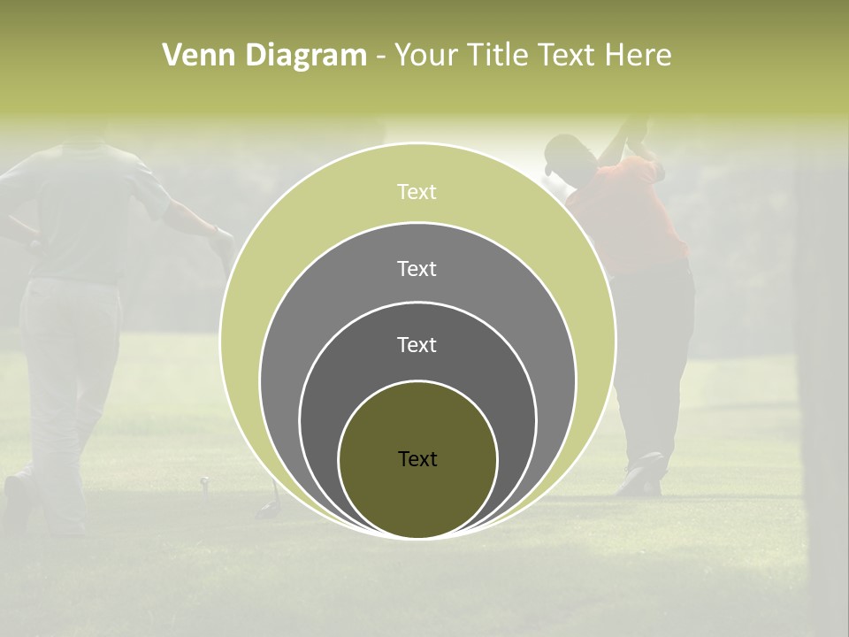 Drive Putt Swing PowerPoint Template