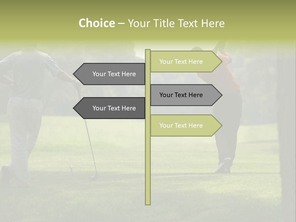 Drive Putt Swing PowerPoint Template
