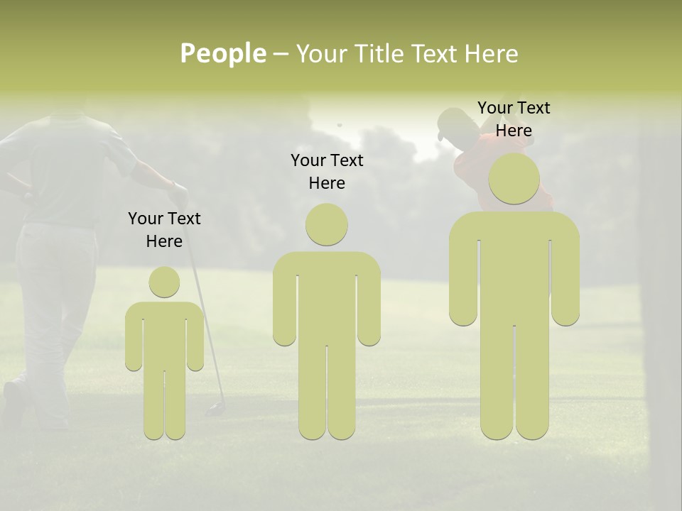 Drive Putt Swing PowerPoint Template