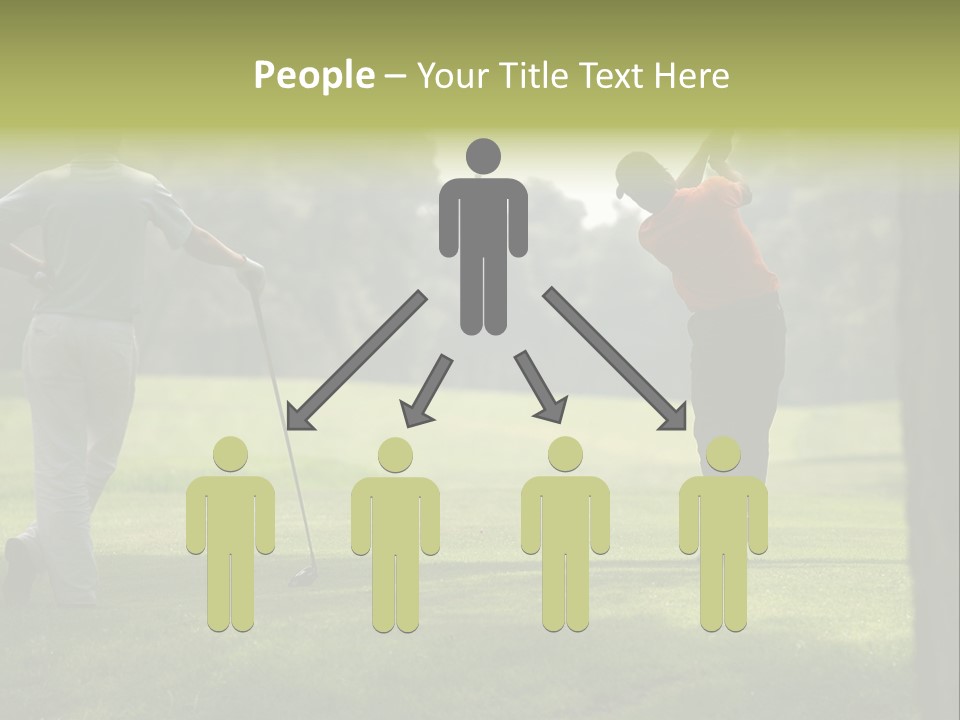 Drive Putt Swing PowerPoint Template