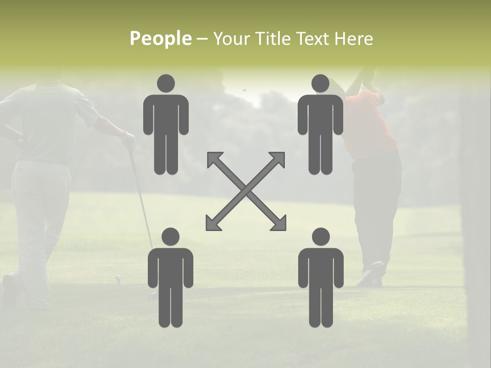 Drive Putt Swing PowerPoint Template