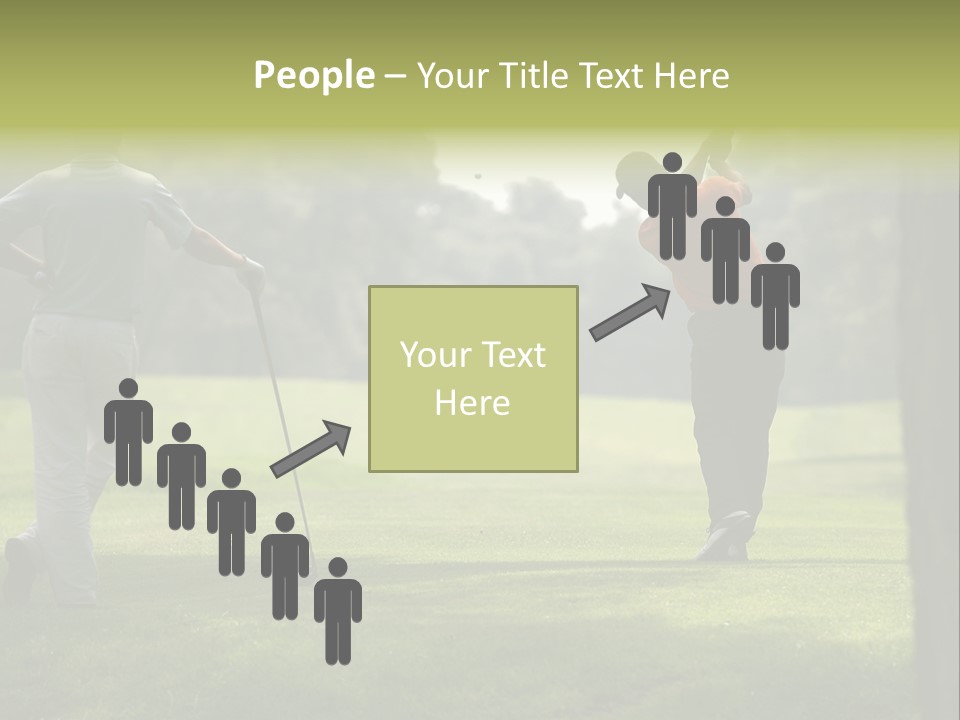 Drive Putt Swing PowerPoint Template