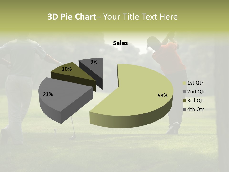 Drive Putt Swing PowerPoint Template