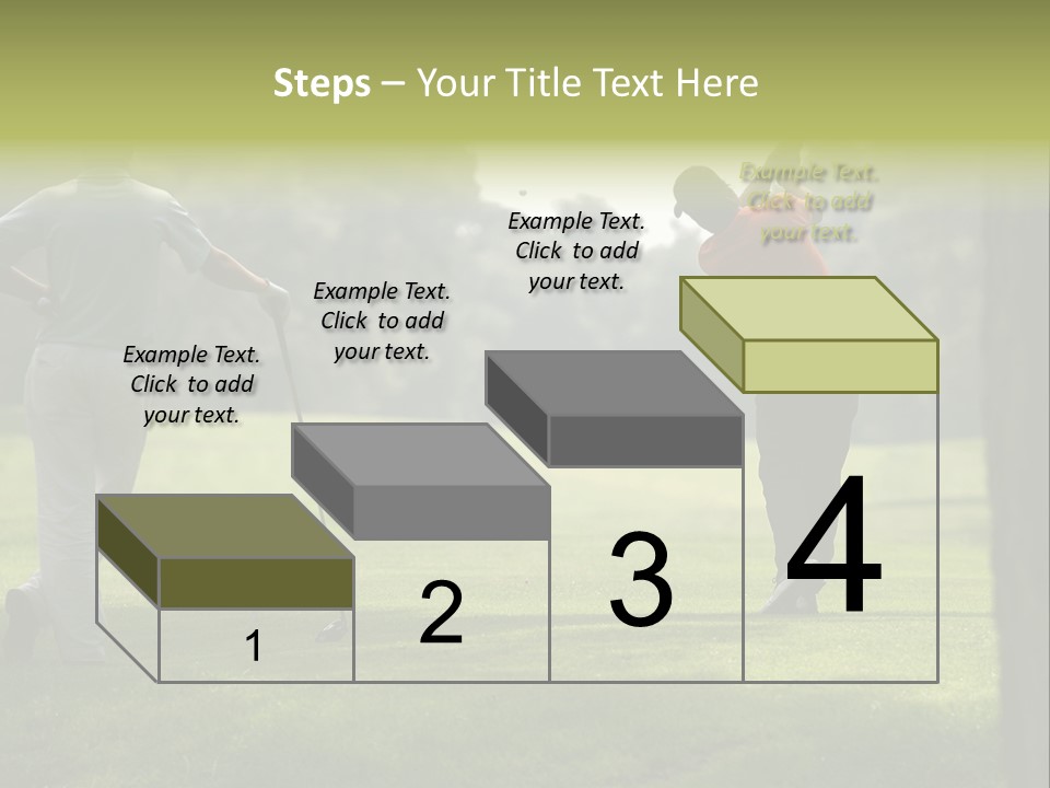 Drive Putt Swing PowerPoint Template