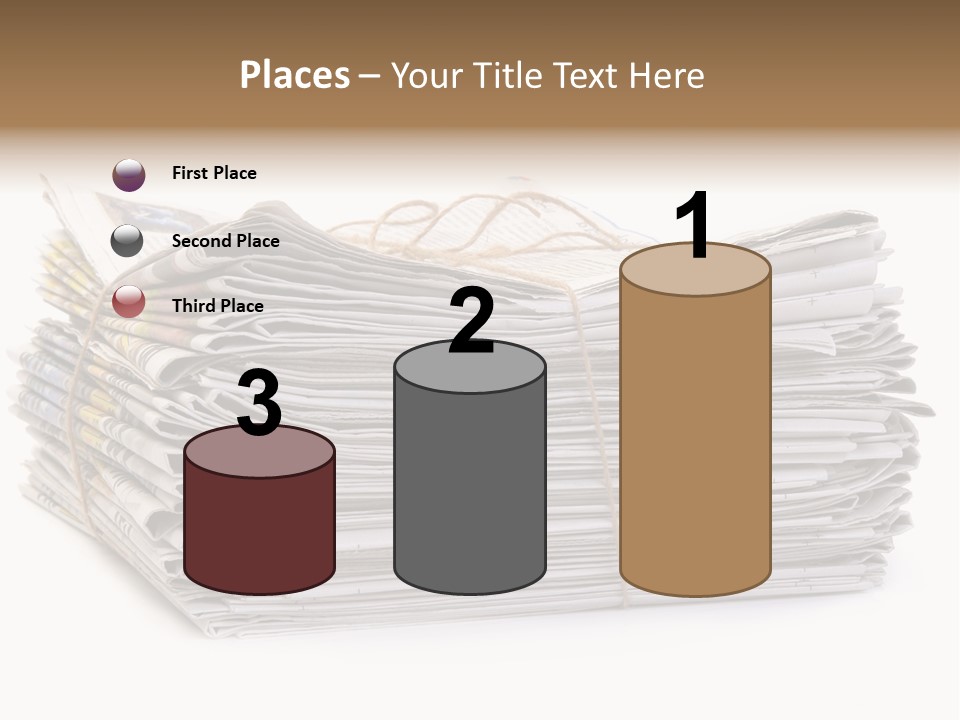 Recycling News Reduce PowerPoint Template