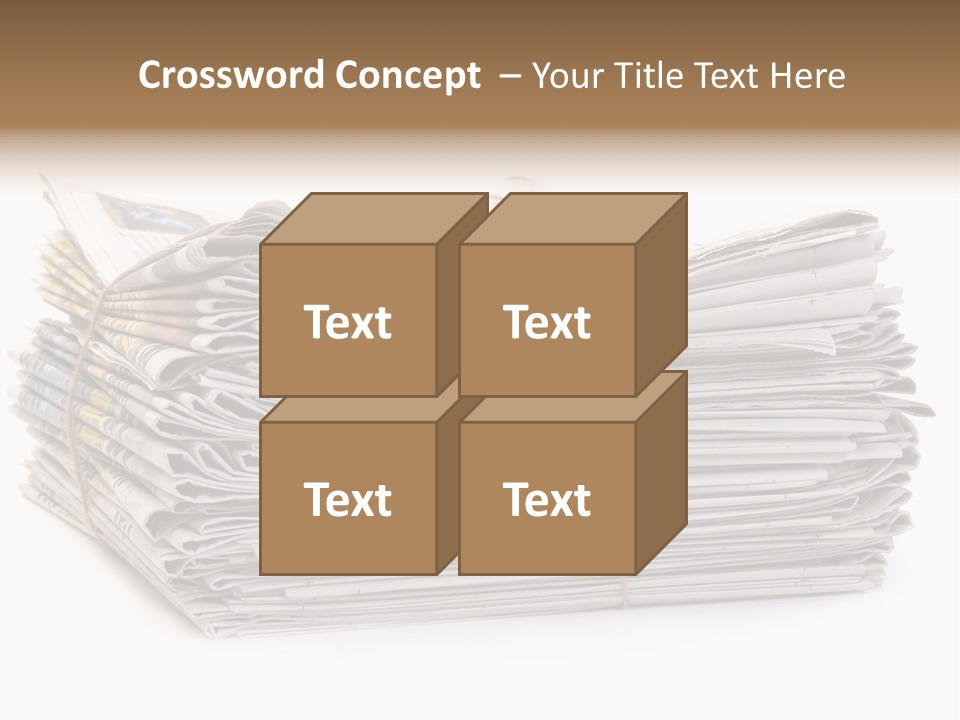 Recycling News Reduce PowerPoint Template