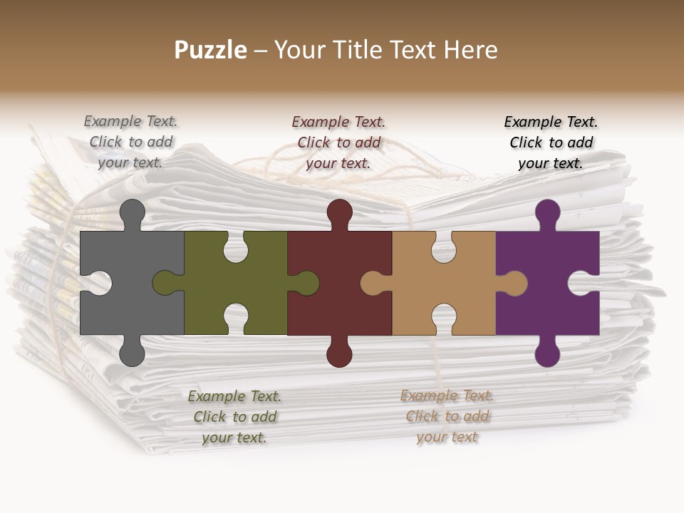 Recycling News Reduce PowerPoint Template