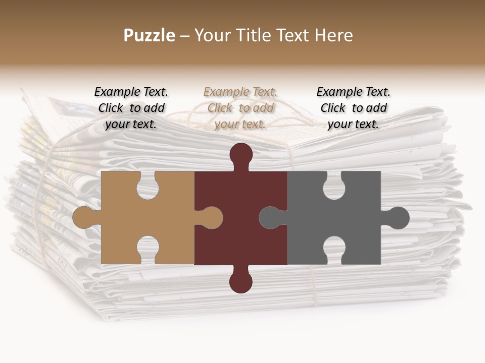 Recycling News Reduce PowerPoint Template