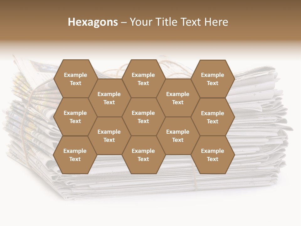 Recycling News Reduce PowerPoint Template