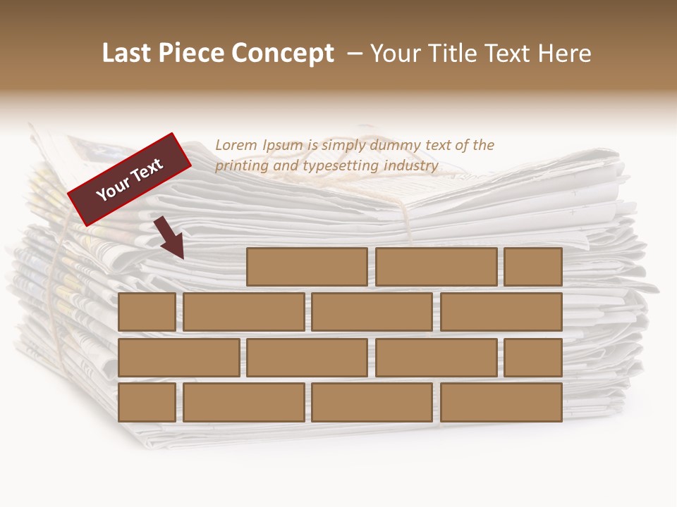 Recycling News Reduce PowerPoint Template