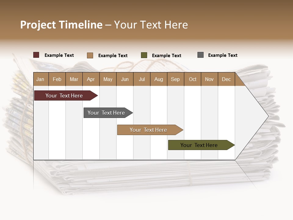 Recycling News Reduce PowerPoint Template