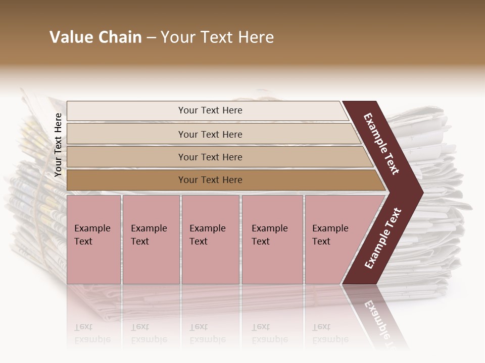 Recycling News Reduce PowerPoint Template