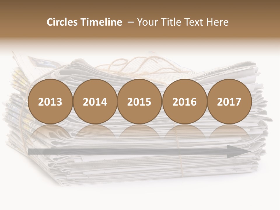 Recycling News Reduce PowerPoint Template