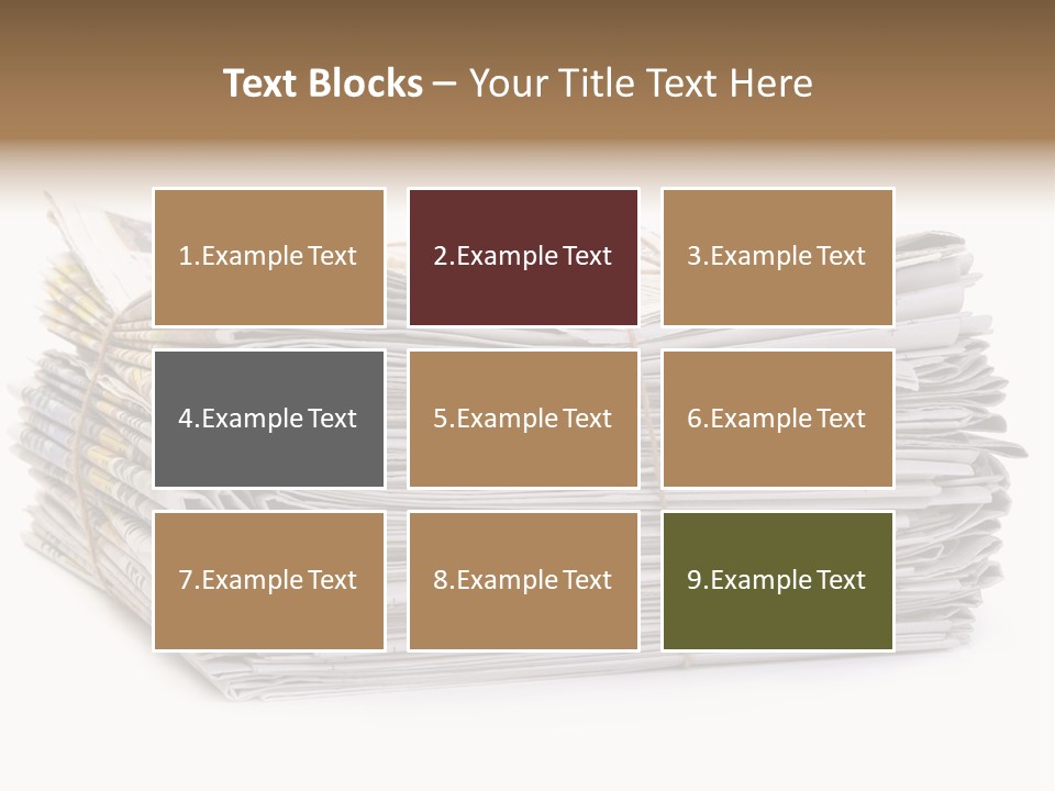 Recycling News Reduce PowerPoint Template