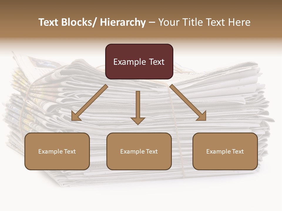 Recycling News Reduce PowerPoint Template