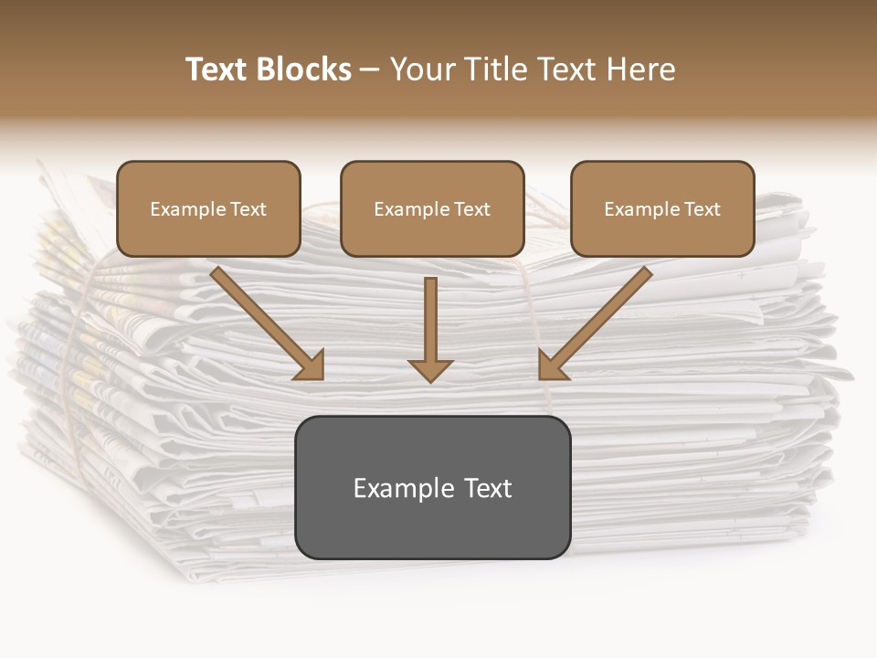 Recycling News Reduce PowerPoint Template