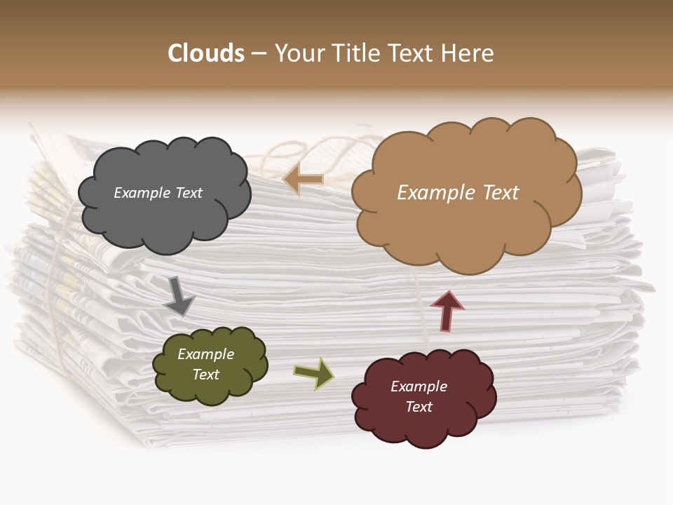 Recycling News Reduce PowerPoint Template