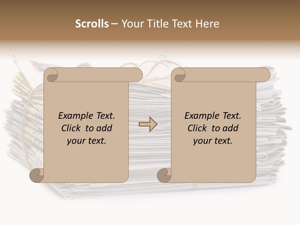 Recycling News Reduce PowerPoint Template