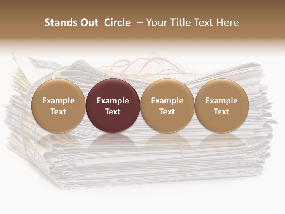 Recycling News Reduce PowerPoint Template