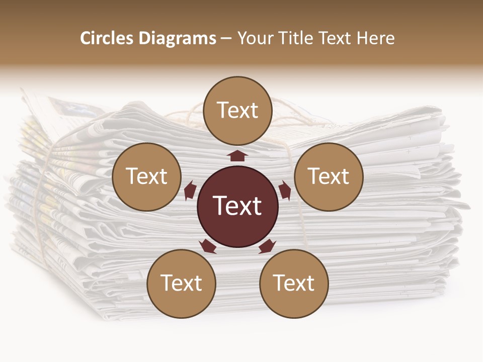 Recycling News Reduce PowerPoint Template