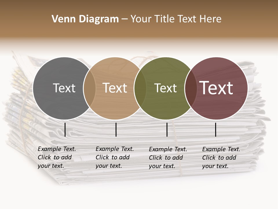Recycling News Reduce PowerPoint Template