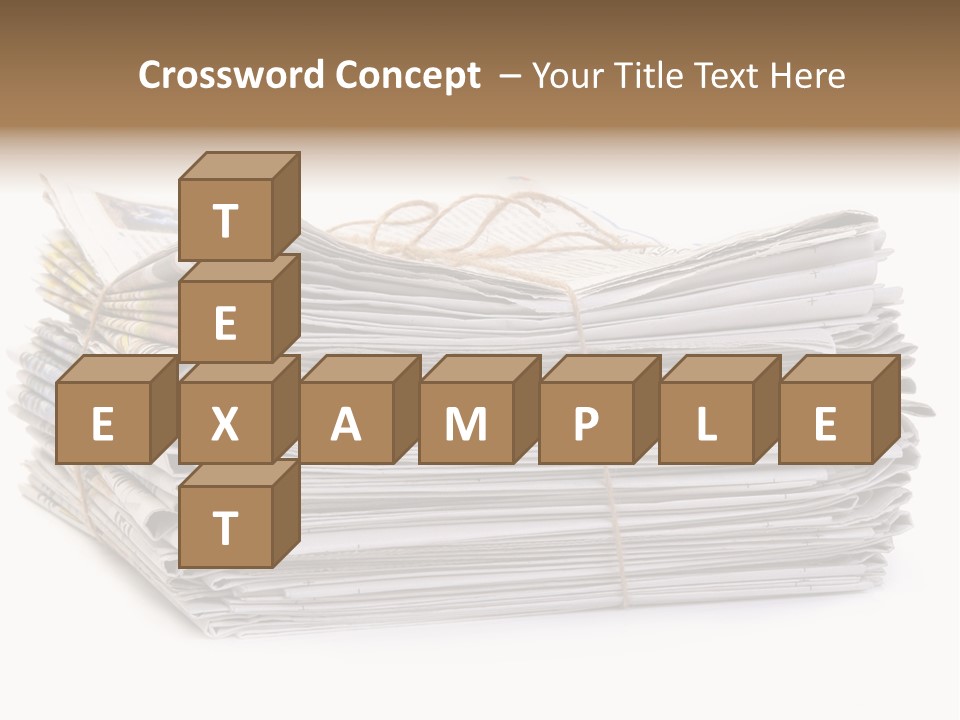 Recycling News Reduce PowerPoint Template