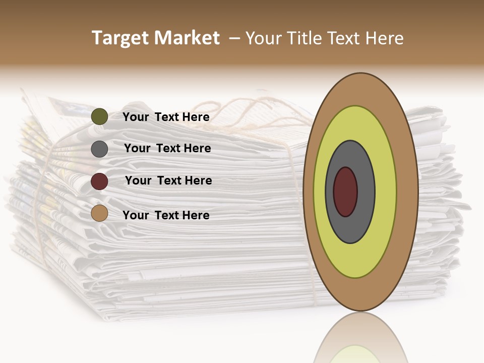 Recycling News Reduce PowerPoint Template