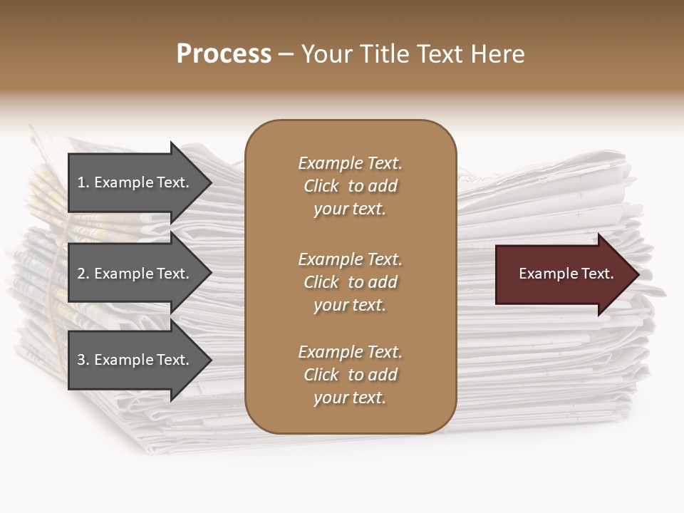 Recycling News Reduce PowerPoint Template