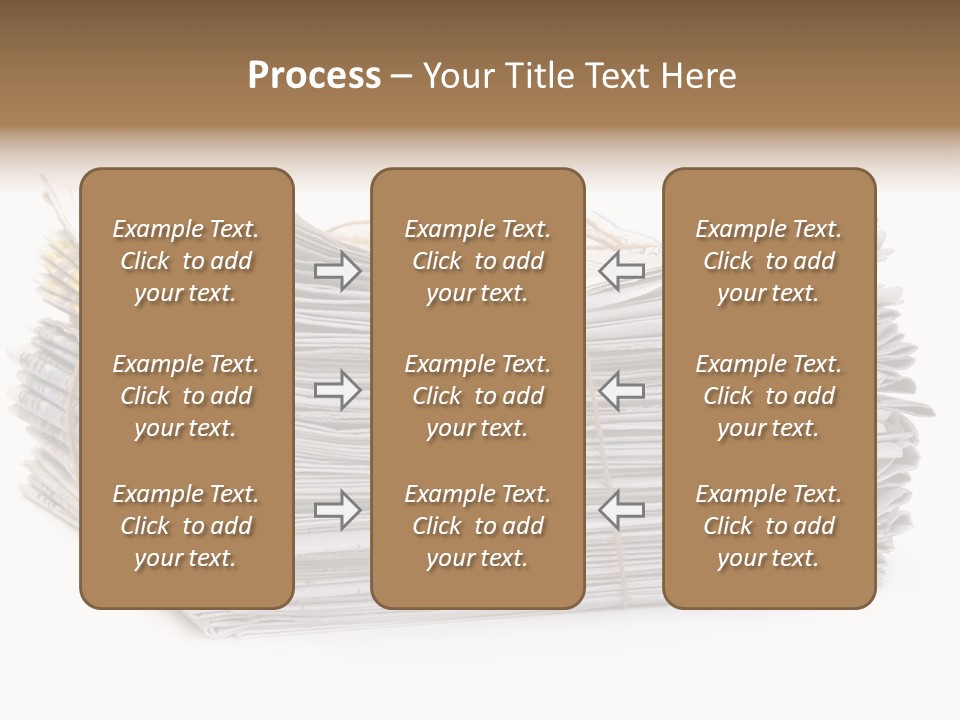 Recycling News Reduce PowerPoint Template