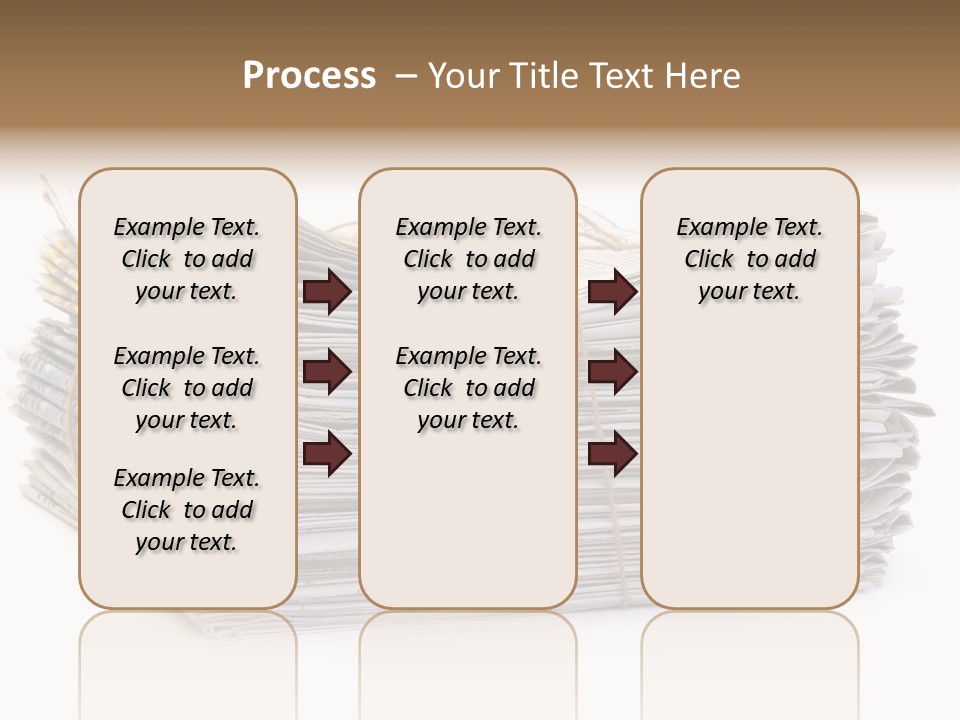 Recycling News Reduce PowerPoint Template