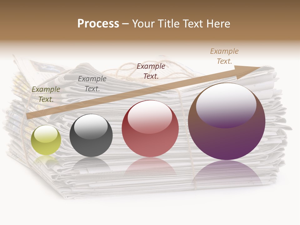 Recycling News Reduce PowerPoint Template