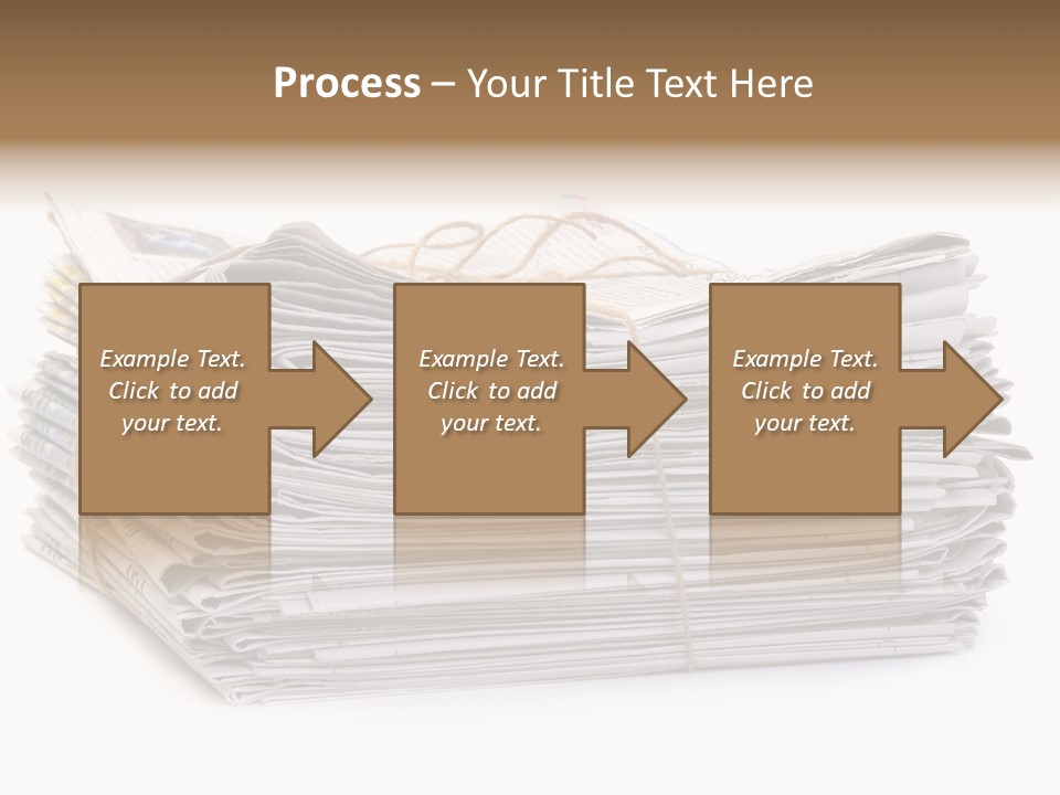 Recycling News Reduce PowerPoint Template