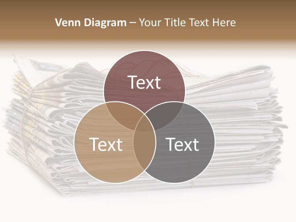 Recycling News Reduce PowerPoint Template