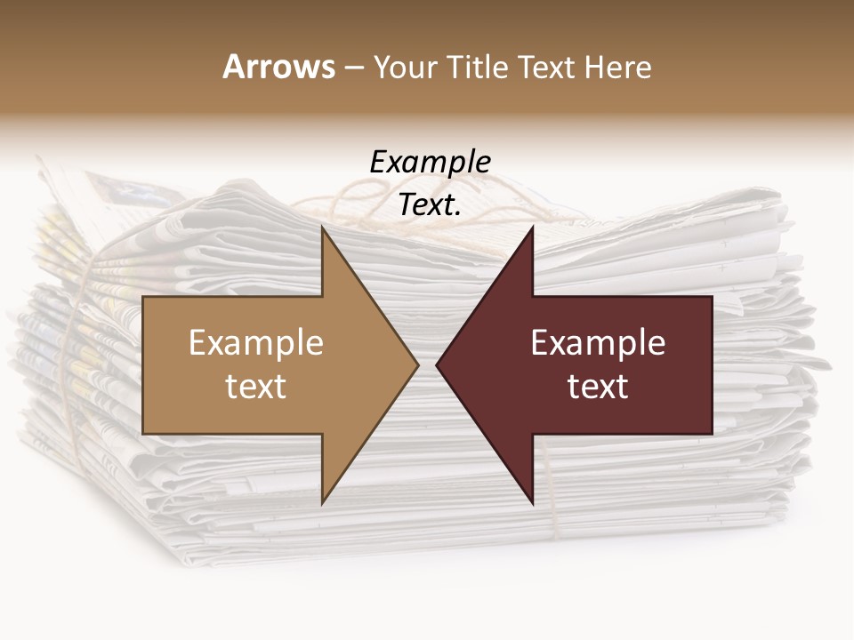Recycling News Reduce PowerPoint Template