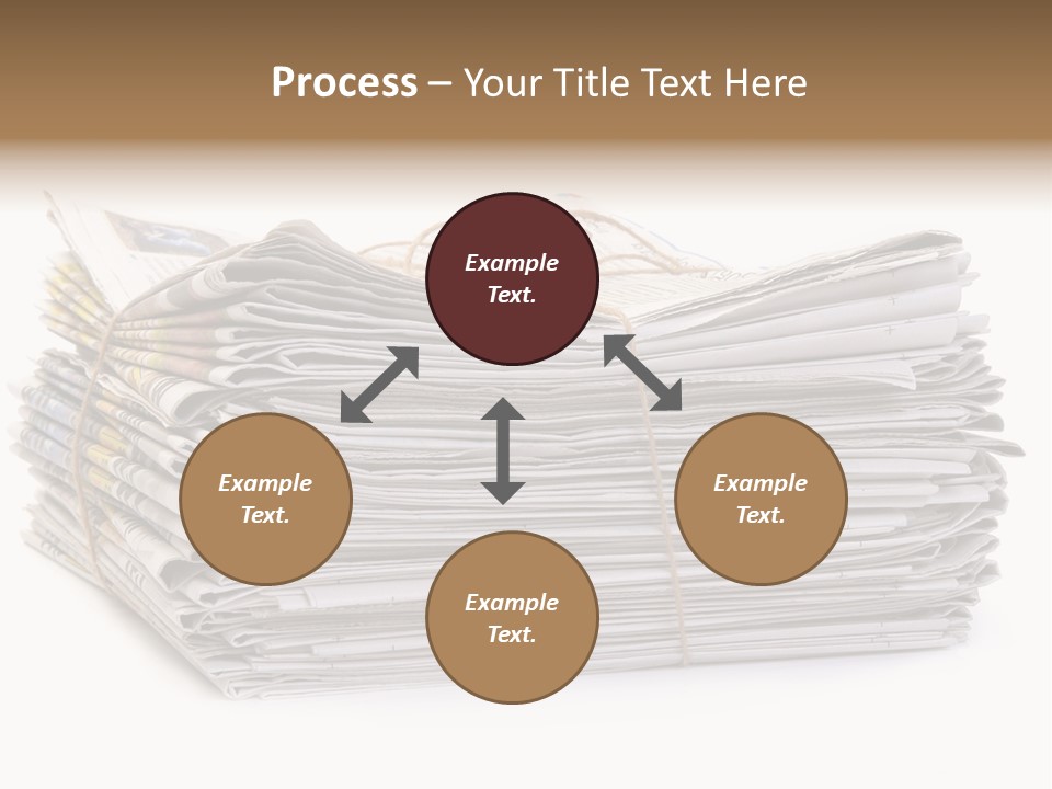 Recycling News Reduce PowerPoint Template