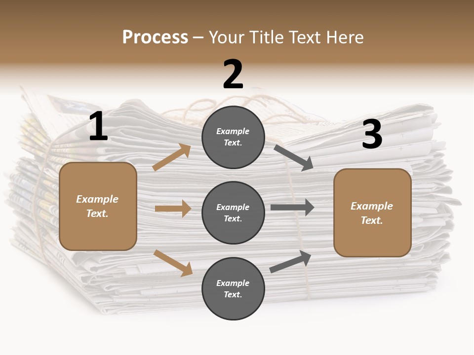 Recycling News Reduce PowerPoint Template