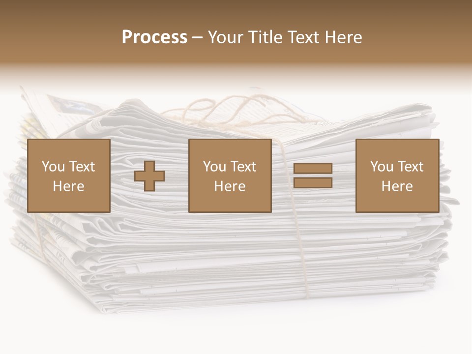 Recycling News Reduce PowerPoint Template