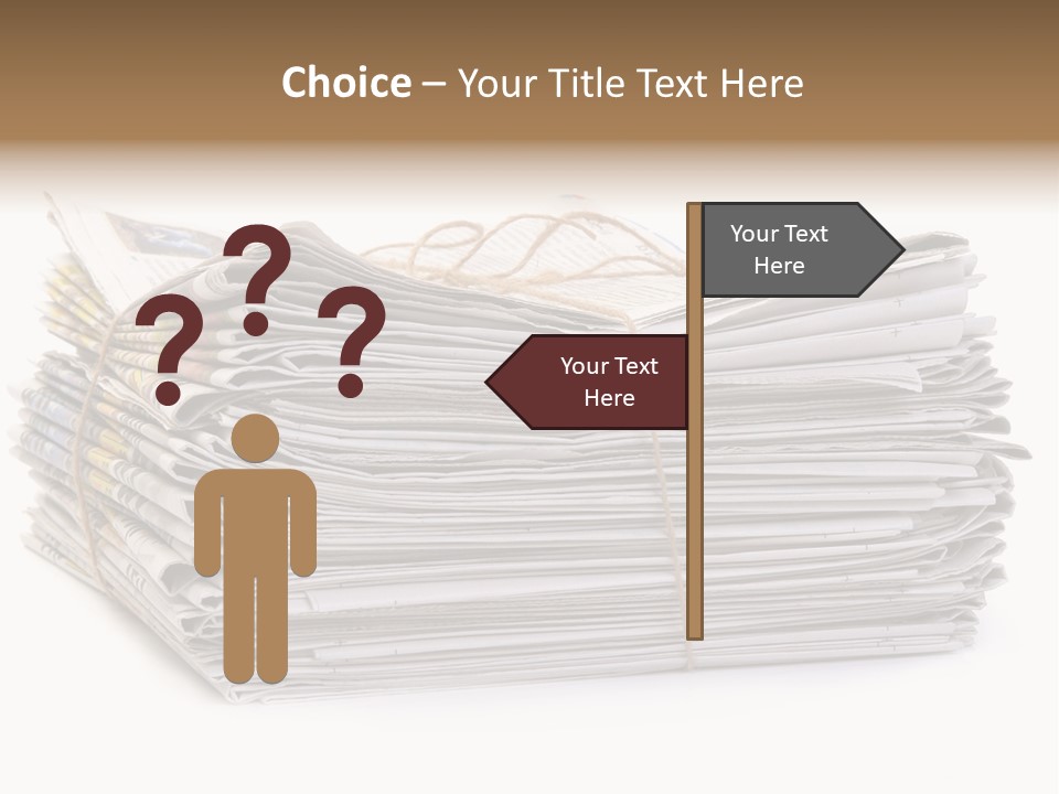 Recycling News Reduce PowerPoint Template