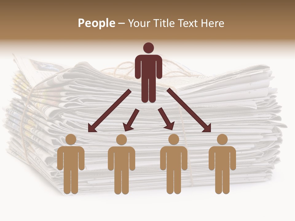 Recycling News Reduce PowerPoint Template