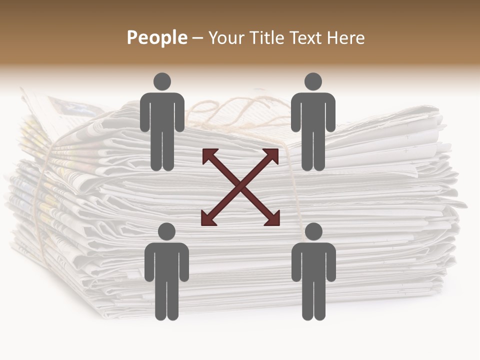 Recycling News Reduce PowerPoint Template