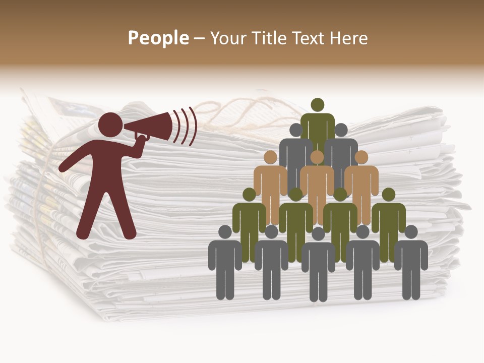 Recycling News Reduce PowerPoint Template