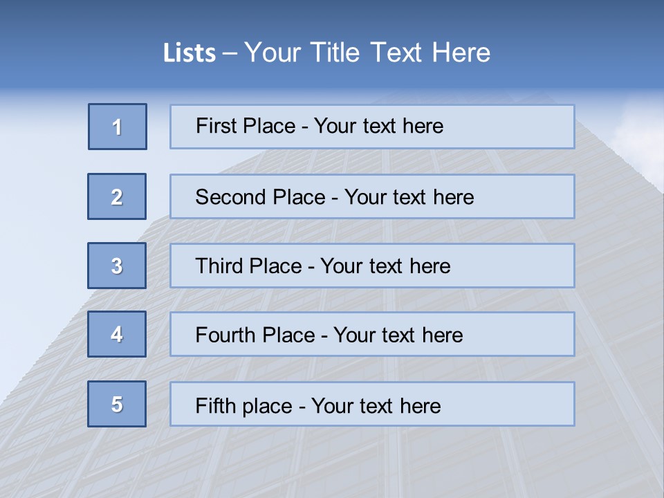 Building Prestige Prestigious PowerPoint Template