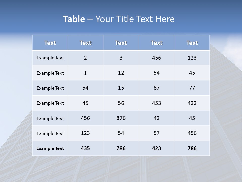 Building Prestige Prestigious PowerPoint Template