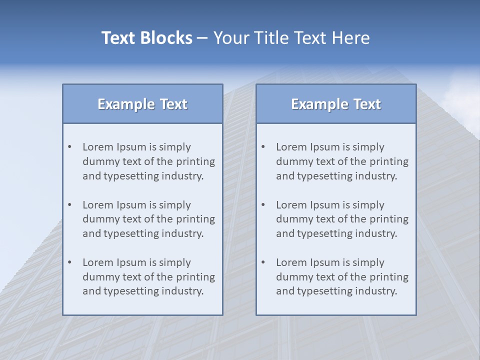 Building Prestige Prestigious PowerPoint Template