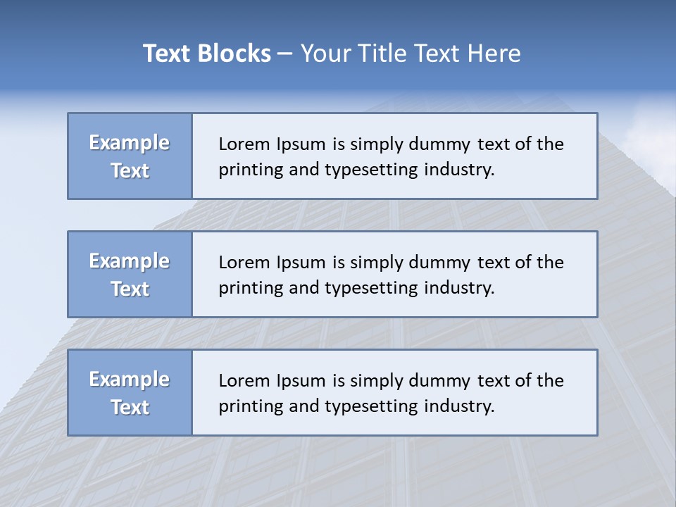 Building Prestige Prestigious PowerPoint Template